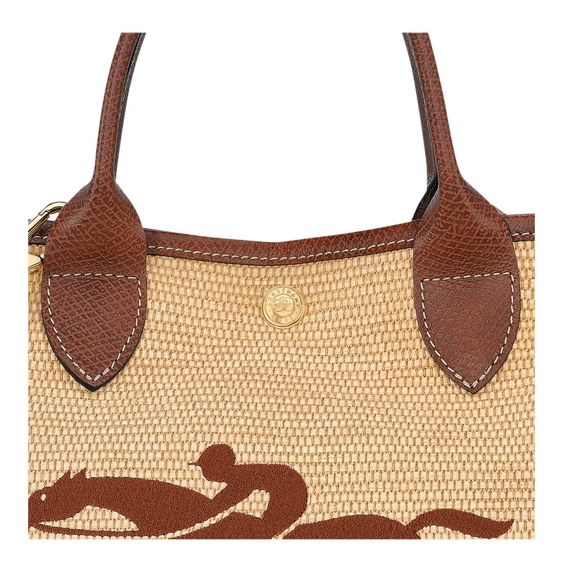 Longchamp Le Panier Pliage S Basket Bag Braun | 8643MFSLR