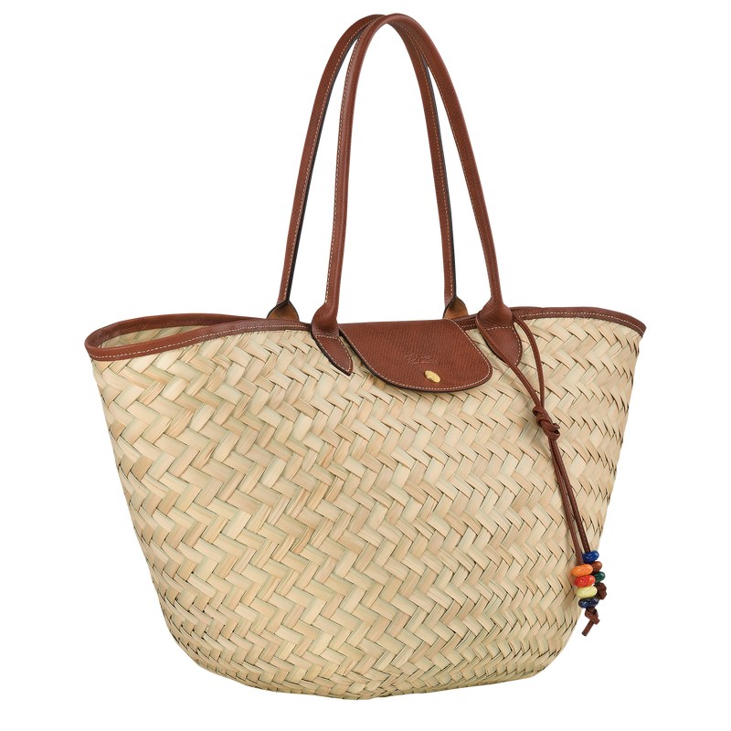 Longchamp Le Panier Pliage Xl Basket Bag Braun | 7540XMCZW