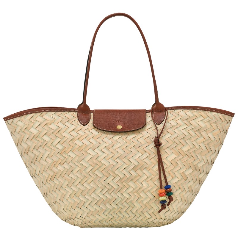 Longchamp Le Panier Pliage Xl Basket Bag Braun | 7540XMCZW