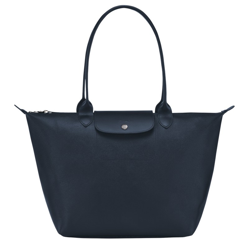 Longchamp Le Pliage City L Tote Bag Navy | 5386SIALW