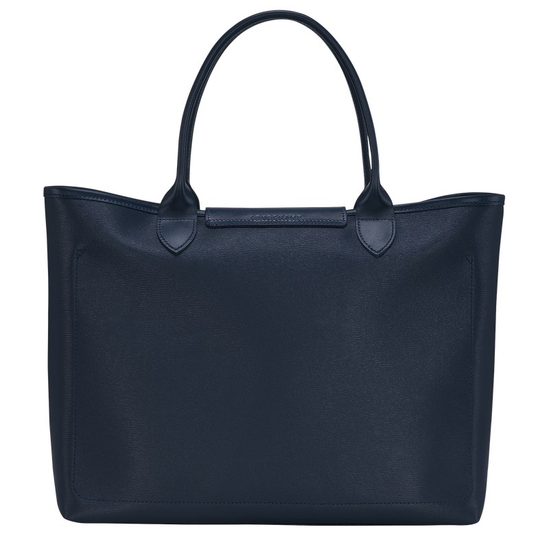 Longchamp Le Pliage City L Tote Bag Navy | 3598JQMZF