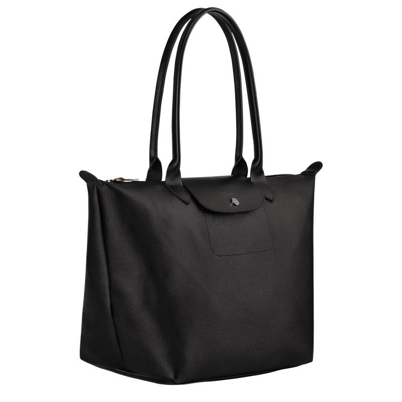 Longchamp Le Pliage City L Tote Bag Schwarz | 5073CXMDE