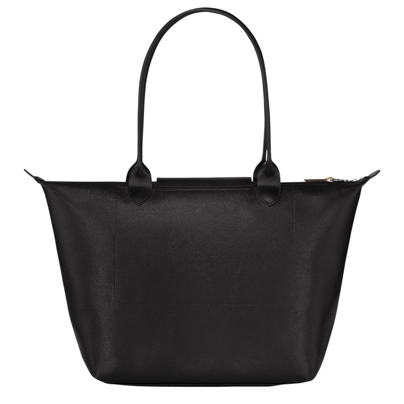 Longchamp Le Pliage City L Tote Bag Schwarz | 5073CXMDE