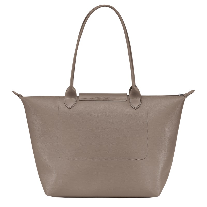 Longchamp Le Pliage City L Tote Bag Taupe | 4175AJUHY