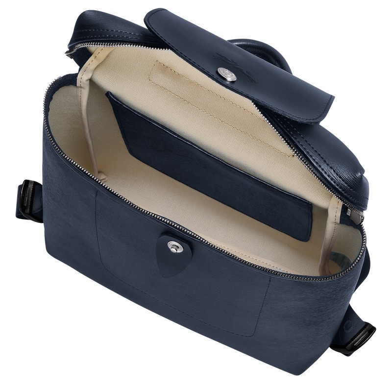 Longchamp Le Pliage City M Backpack Navy | 9320LVCZT