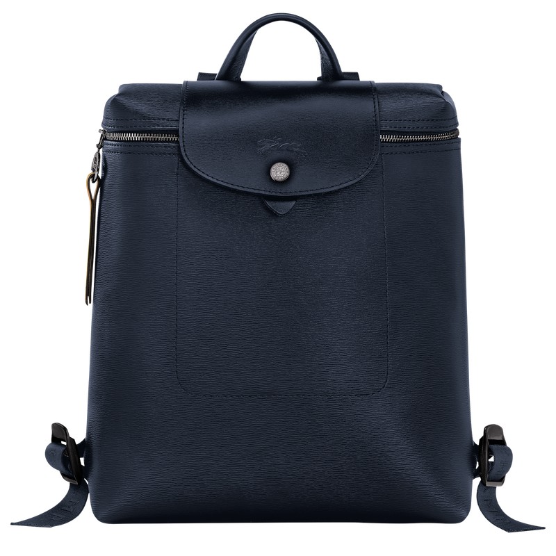 Longchamp Le Pliage City M Backpack Navy | 9320LVCZT