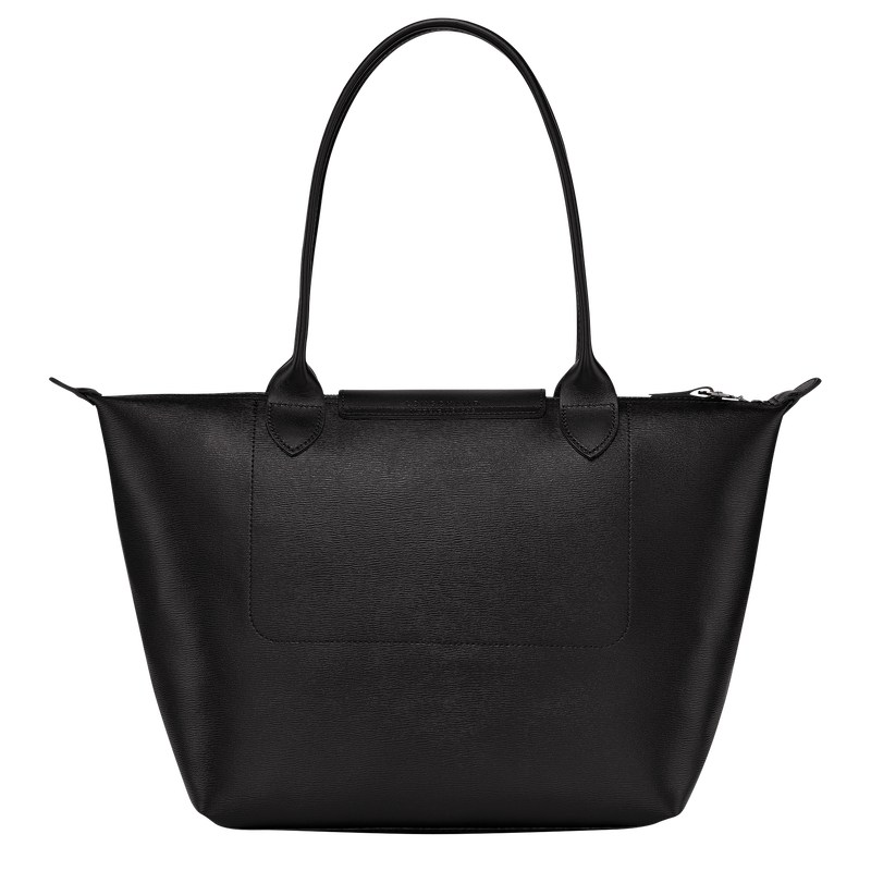 Longchamp Le Pliage City M Tote Bag Schwarz | 0945FHBVI