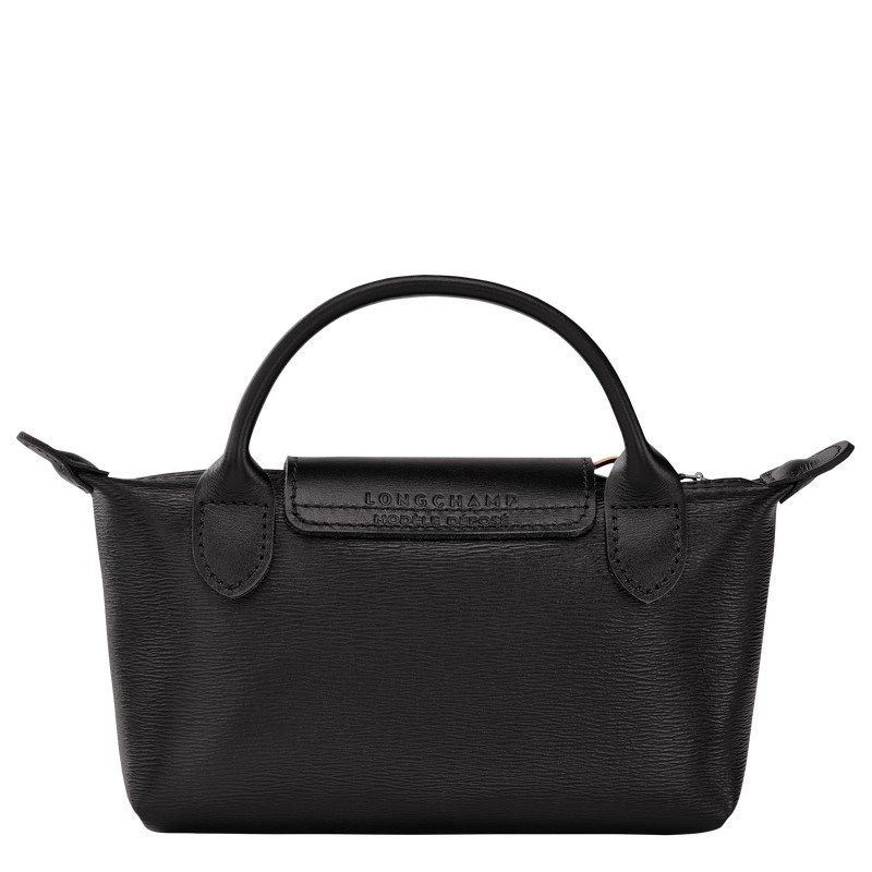 Longchamp Le Pliage City Pouch With Handle Schwarz | 3459NZLMS