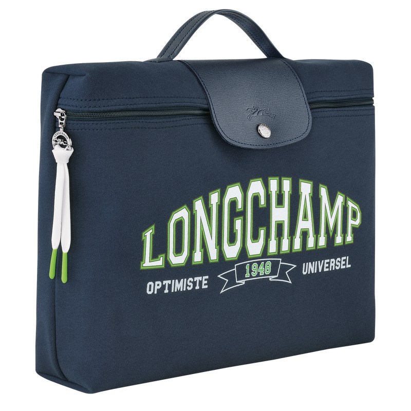 Longchamp Le Pliage Collection Briefcase Navy | 0148FQCUX