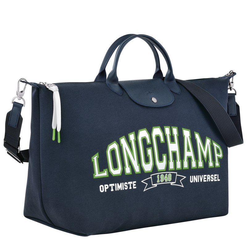 Longchamp Le Pliage Collection Travel Bag Navy | 3956PJLYO