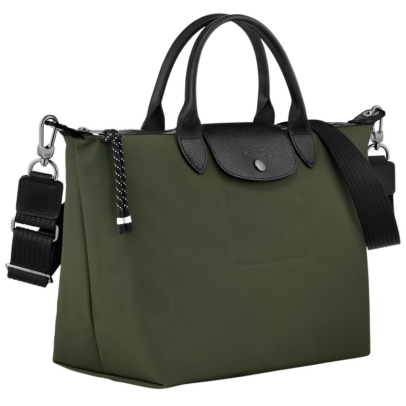 Longchamp Le Pliage Energy L Handbag Khaki | 3625DGYCO