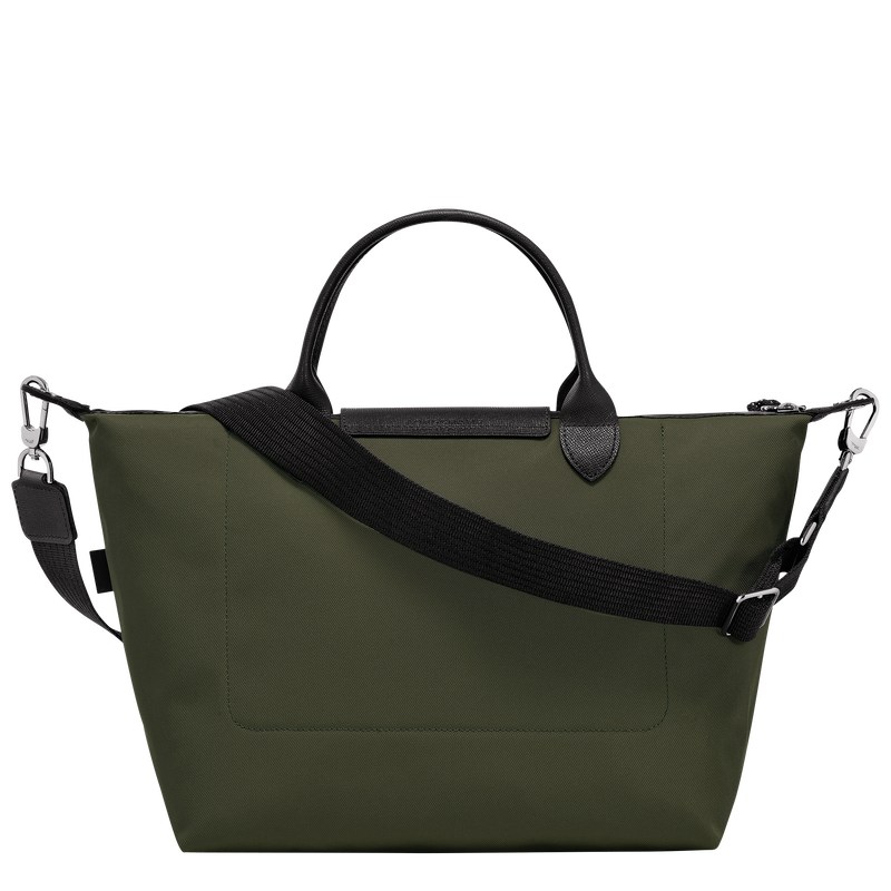 Longchamp Le Pliage Energy L Handbag Khaki | 3625DGYCO