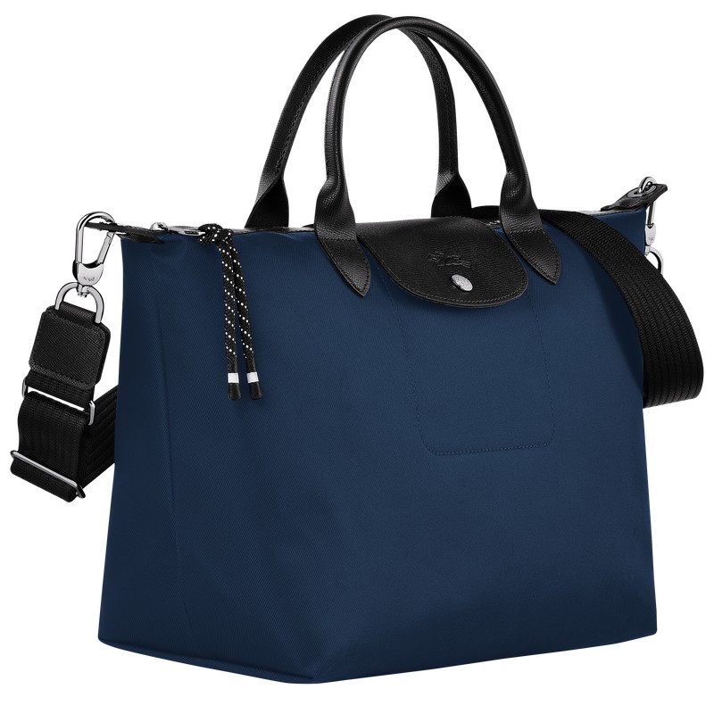 Longchamp Le Pliage Energy L Handbag Navy | 2015MQYUC