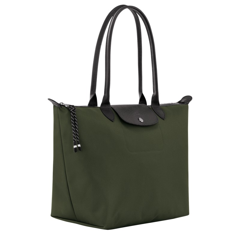 Longchamp Le Pliage Energy L Tote Bag Khaki | 7198MALGC