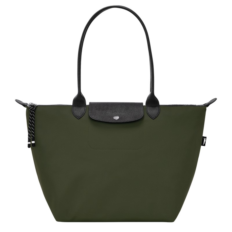 Longchamp Le Pliage Energy L Tote Bag Khaki | 7198MALGC