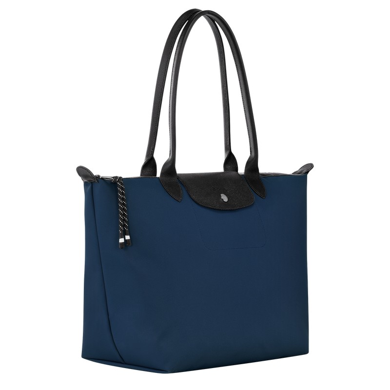 Longchamp Le Pliage Energy L Tote Bag Navy | 9128QAINY