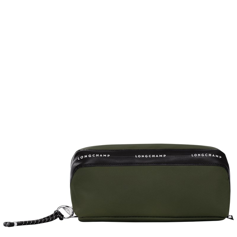 Longchamp Le Pliage Energy Pouch Khaki | 2471NZAFV