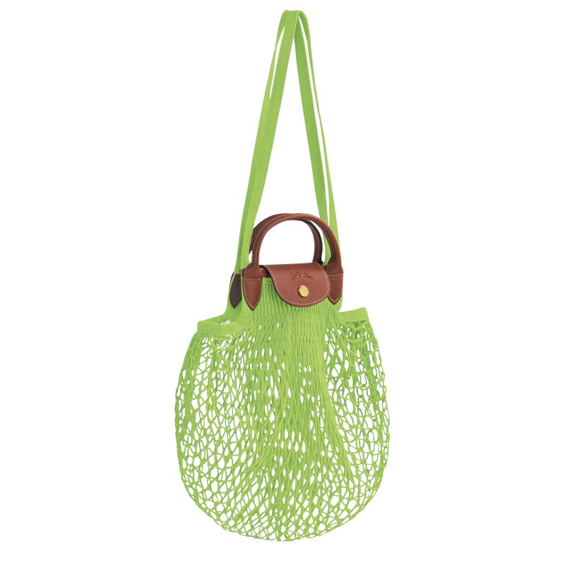 Longchamp Le Pliage Filet L Mesh Bag Grün Hell | 6487BDVXL