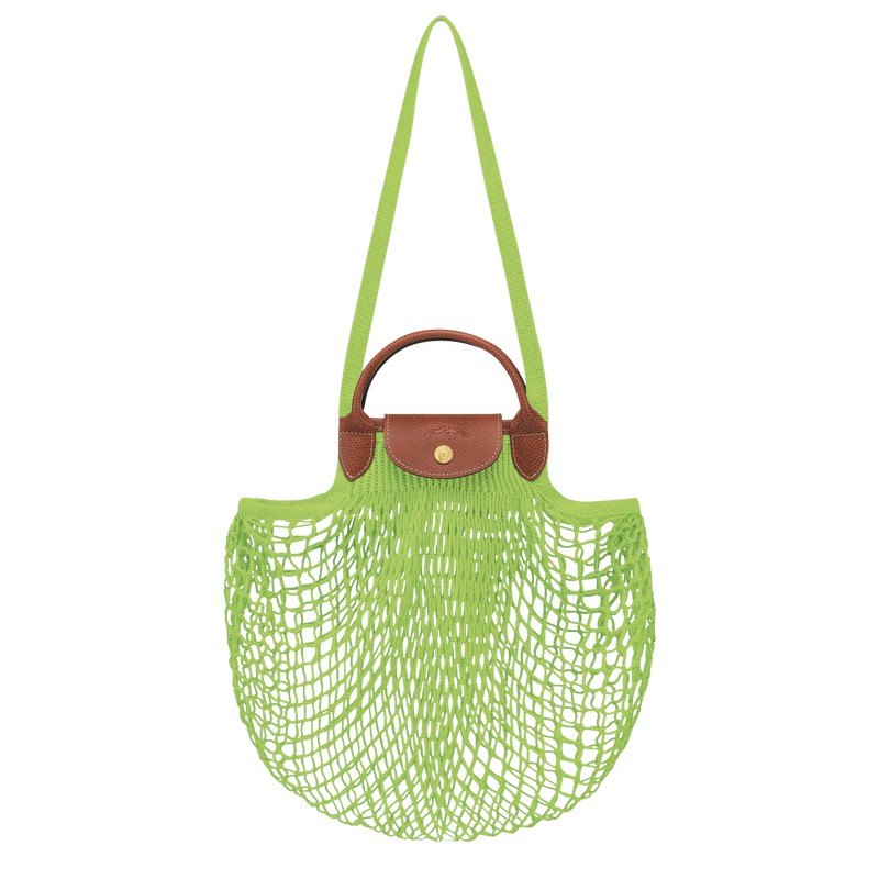 Longchamp Le Pliage Filet L Mesh Bag Grün Hell | 6487BDVXL