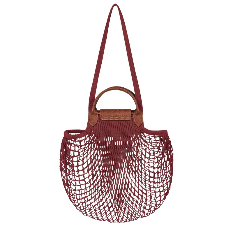 Longchamp Le Pliage Filet L Mesh Bag Mahogany | 2960ISYQD