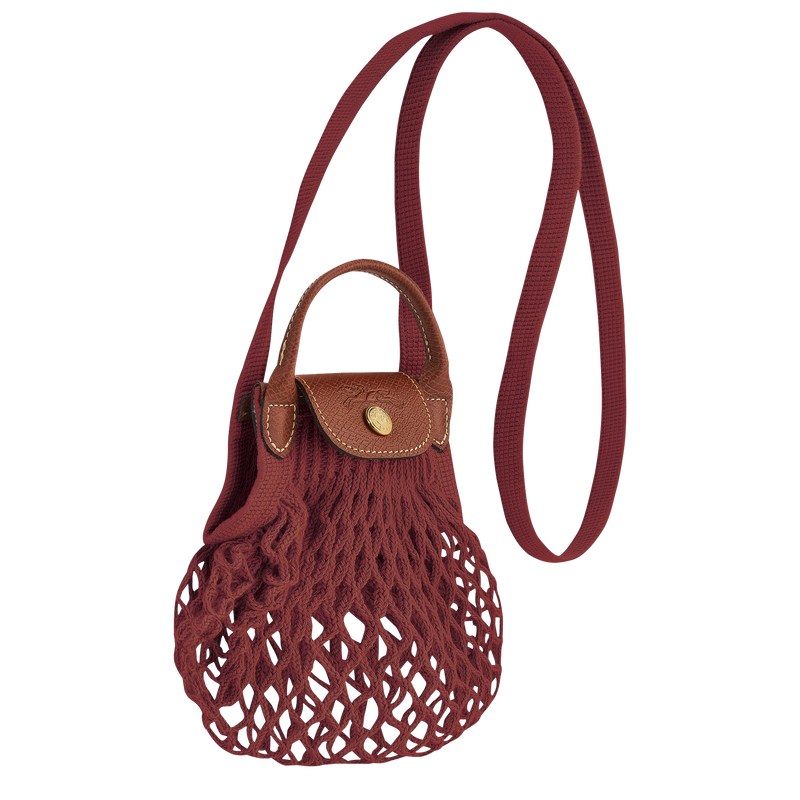 Longchamp Le Pliage Filet Xs Mesh Bag Mahogany | 6432ZIKBN