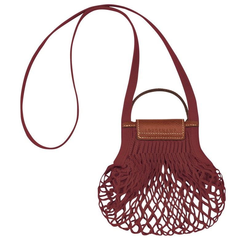 Longchamp Le Pliage Filet Xs Mesh Bag Mahogany | 6432ZIKBN