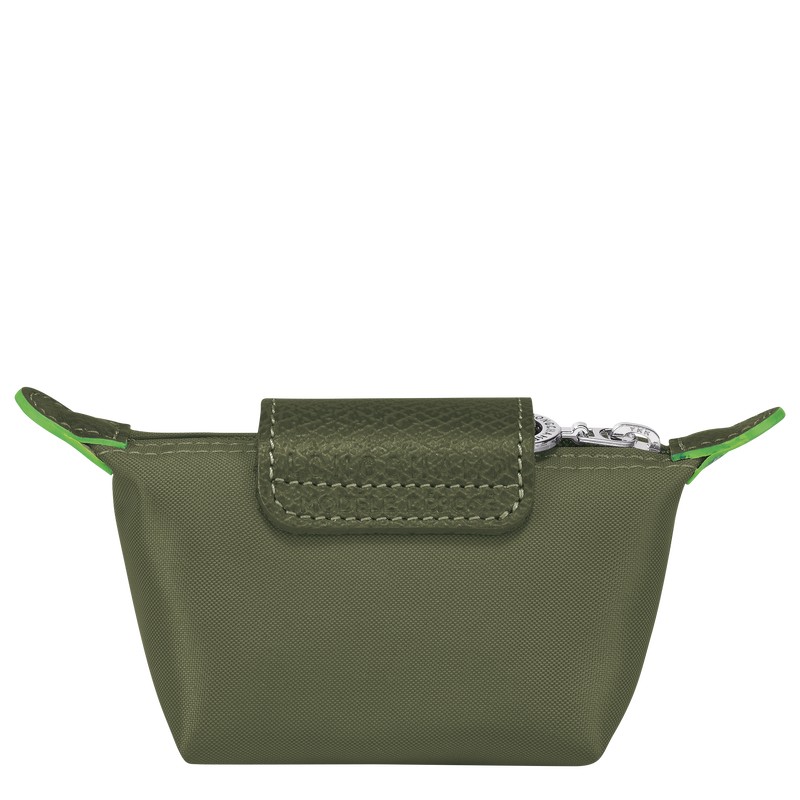 Longchamp Le Pliage Green Coin Purse Forest | 9650RHEUY