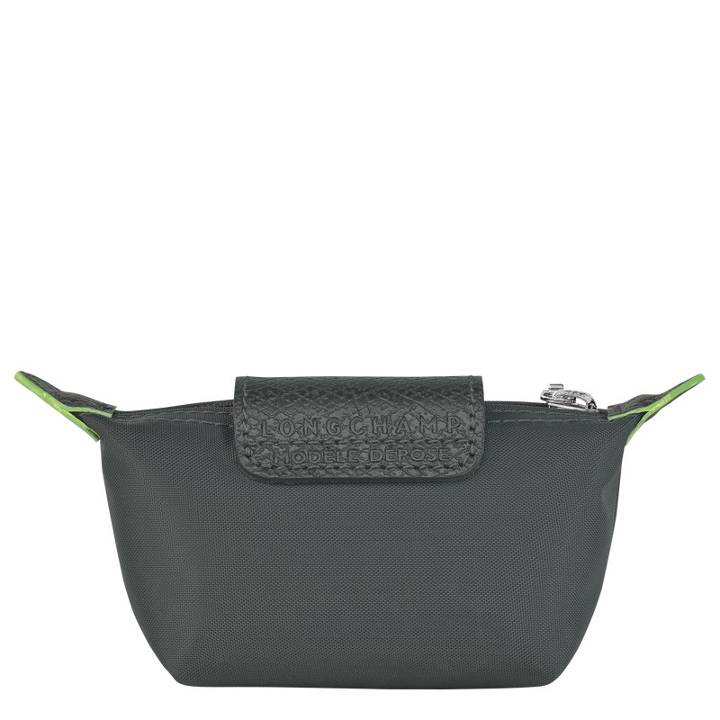 Longchamp Le Pliage Green Coin Purse Graphite | 4381EANUL