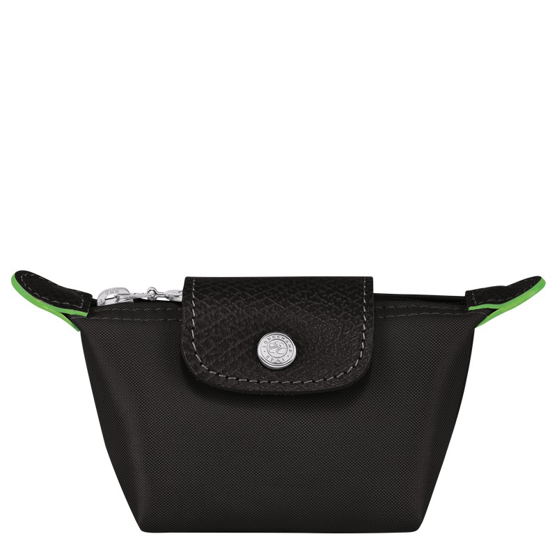 Longchamp Le Pliage Green Coin Purse Schwarz | 0296GERPX