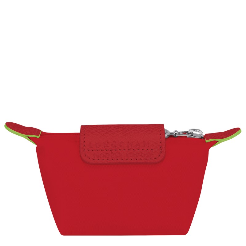 Longchamp Le Pliage Green Coin Purse Tomato | 2639UFTPX