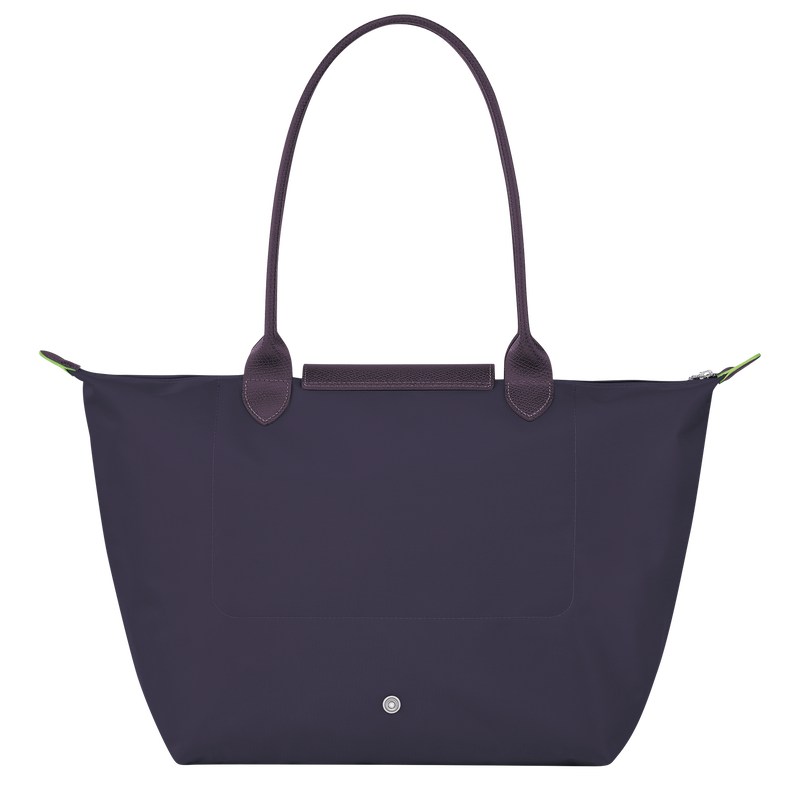 Longchamp Le Pliage Green L Tote Bag Bilberry | 1890WIGPR