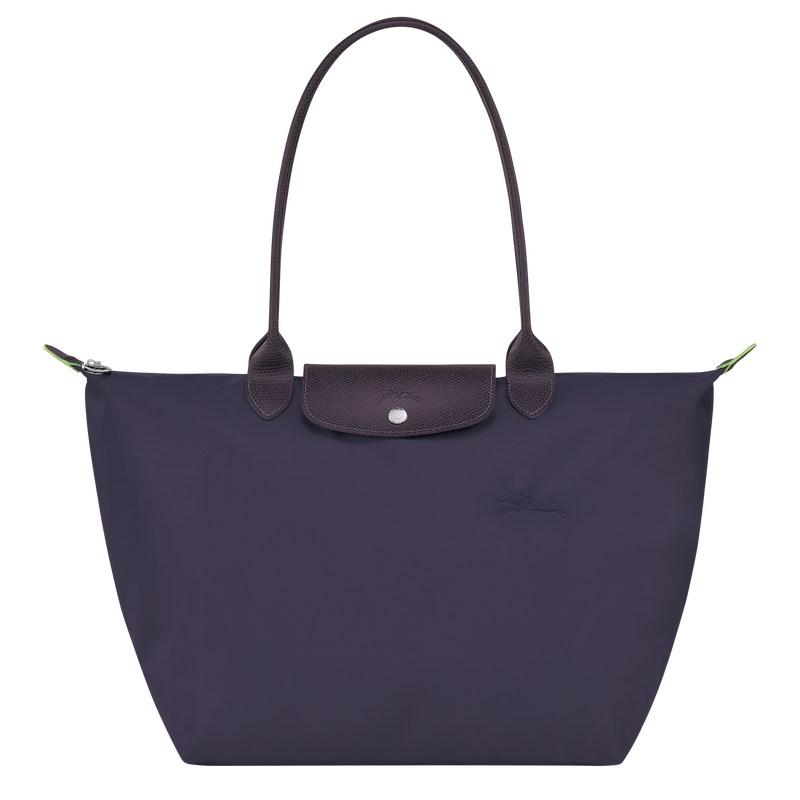 Longchamp Le Pliage Green L Tote Bag Bilberry | 1890WIGPR