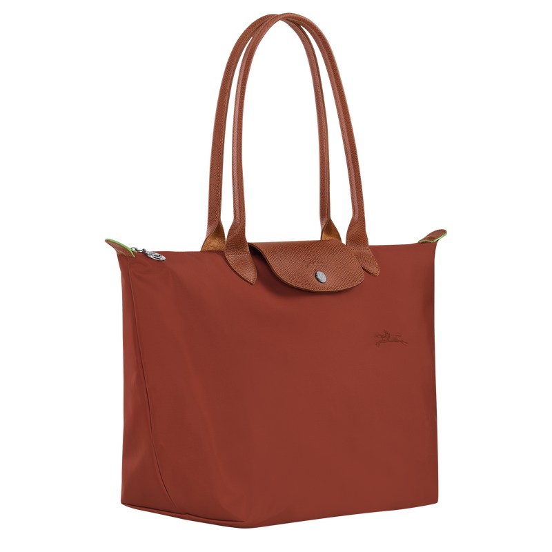 Longchamp Le Pliage Green L Tote Bag Chestnut | 2349MAOCT