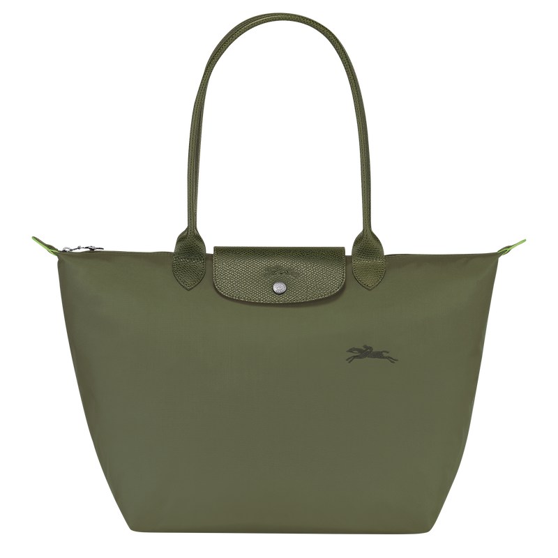 Longchamp Le Pliage Green L Tote Bag Forest | 8546JBIPC