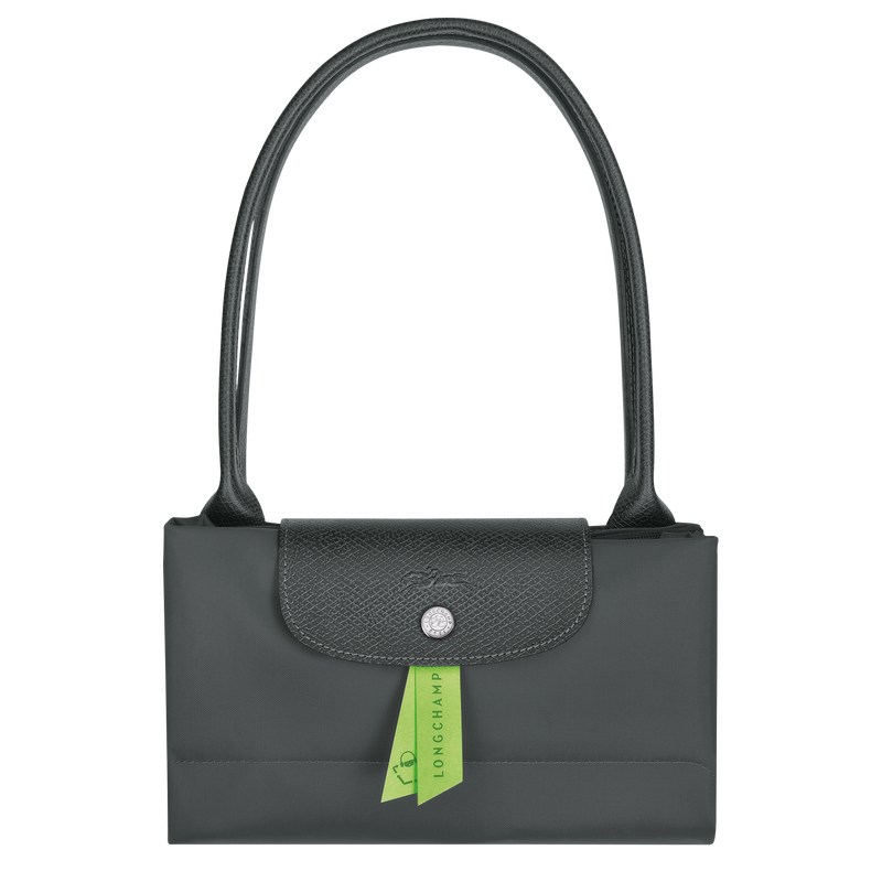 Longchamp Le Pliage Green L Tote Bag Graphite | 2194RVMDB