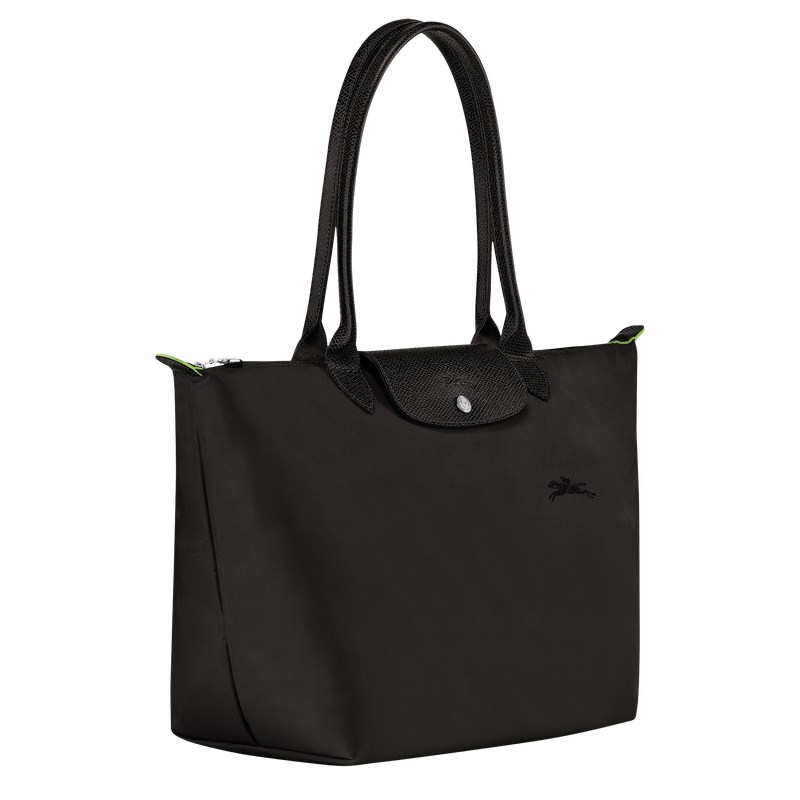 Longchamp Le Pliage Green L Tote Bag Schwarz | 1397EJFQK