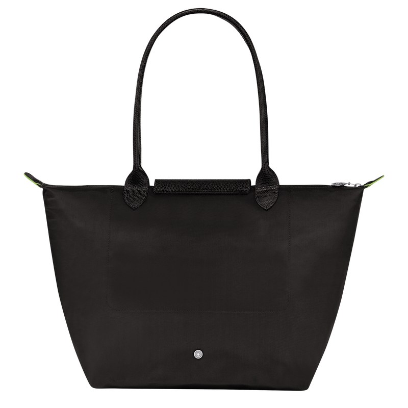 Longchamp Le Pliage Green L Tote Bag Schwarz | 1397EJFQK