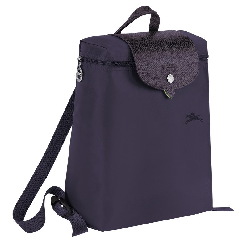 Longchamp Le Pliage Green M Backpack Bilberry | 0583SUIKV