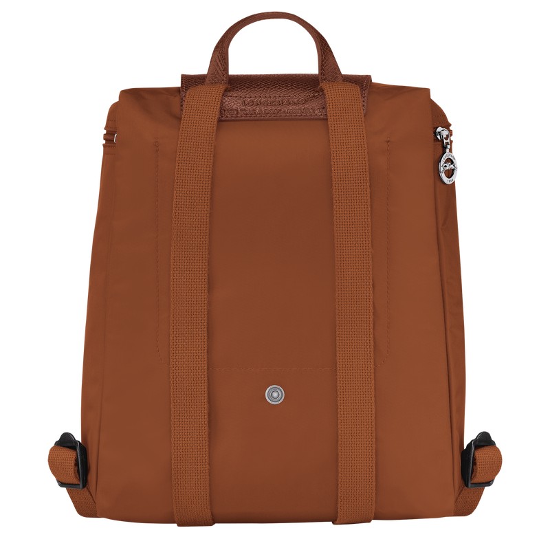 Longchamp Le Pliage Green M Backpack Cognac | 9817QEIJA