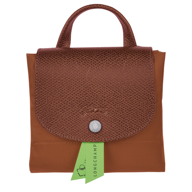 Longchamp Le Pliage Green M Backpack Cognac | 9817QEIJA