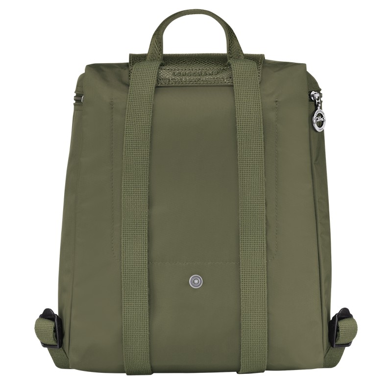 Longchamp Le Pliage Green M Backpack Forest | 6091JFBRT