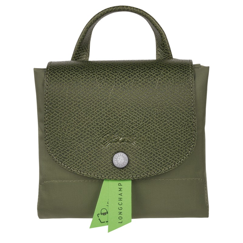 Longchamp Le Pliage Green M Backpack Forest | 6091JFBRT