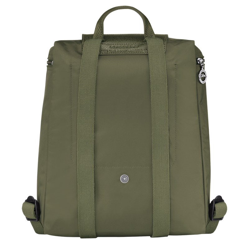 Longchamp Le Pliage Green M Backpack Forest | 6218KCMJA