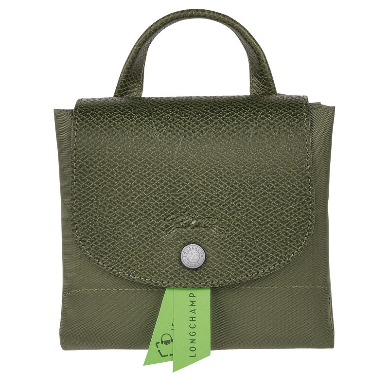 Longchamp Le Pliage Green M Backpack Forest | 6218KCMJA