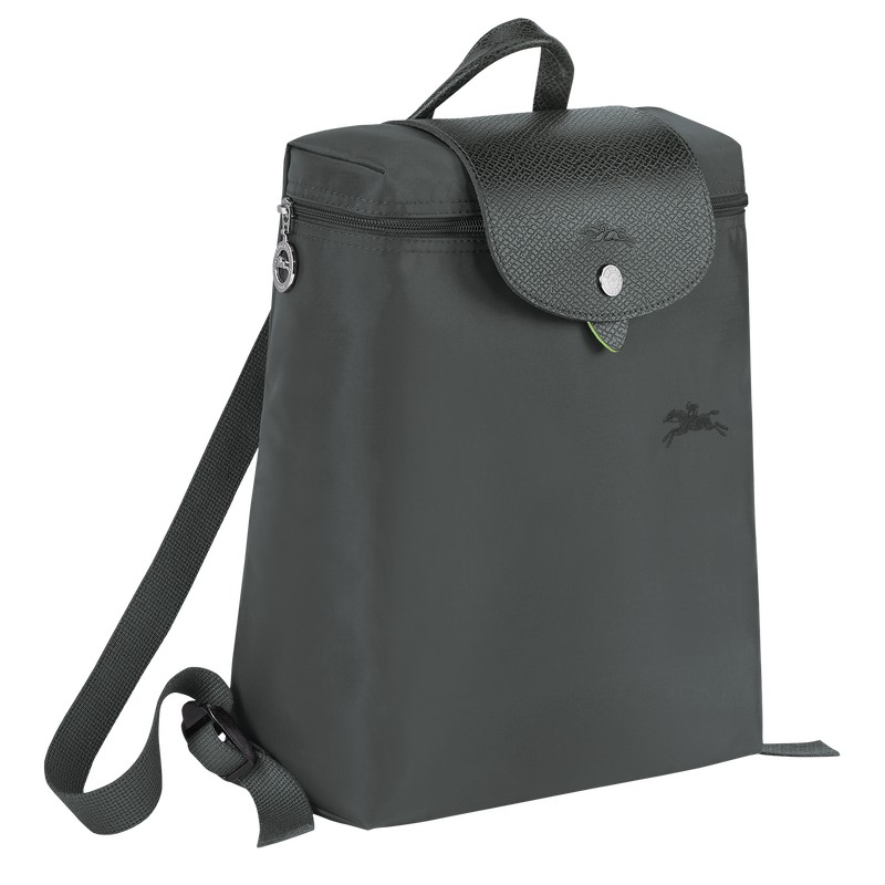 Longchamp Le Pliage Green M Backpack Graphite | 5192SOTEP