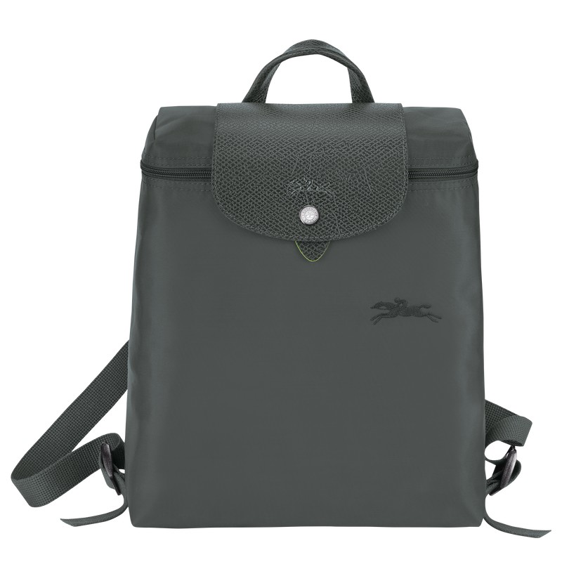 Longchamp Le Pliage Green M Backpack Graphite | 5192SOTEP