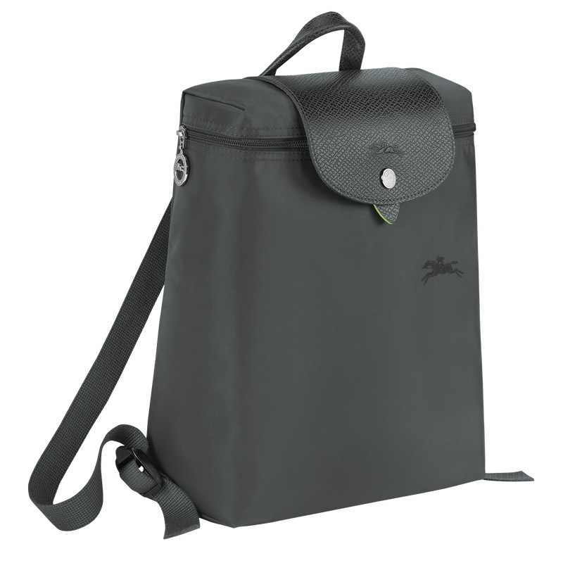 Longchamp Le Pliage Green M Backpack Graphite | 3597ZASMI