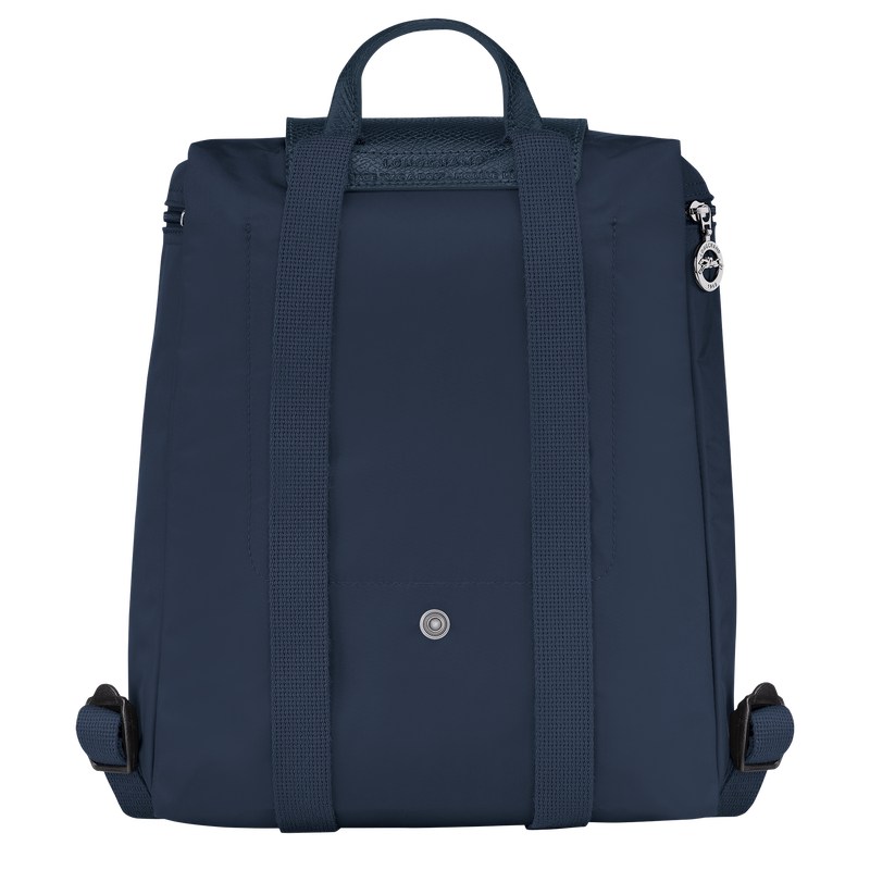 Longchamp Le Pliage Green M Backpack Navy | 7635BKIHY