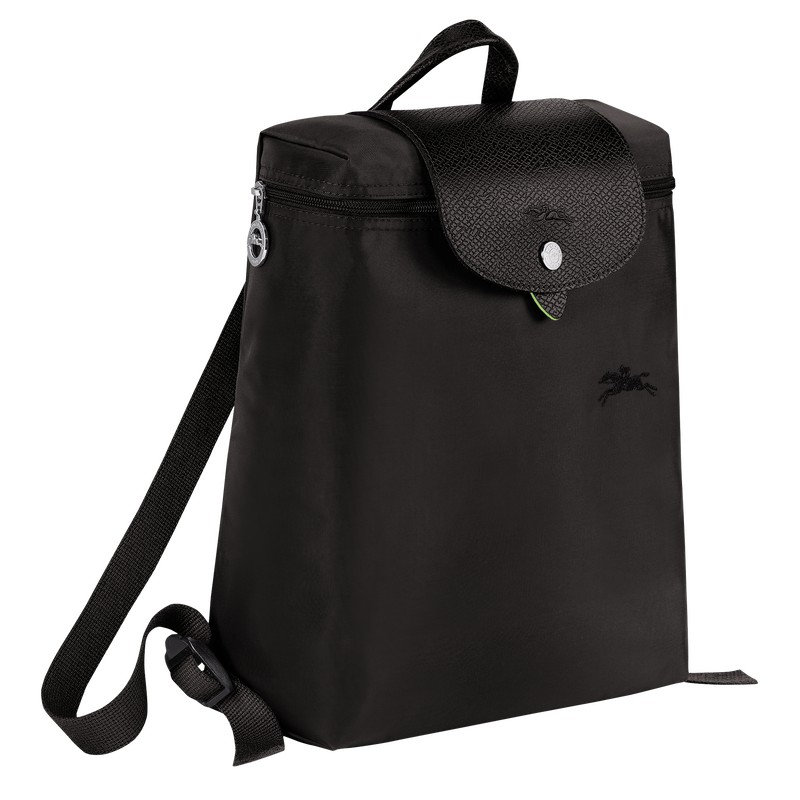 Longchamp Le Pliage Green M Backpack Schwarz | 9310IQEFS