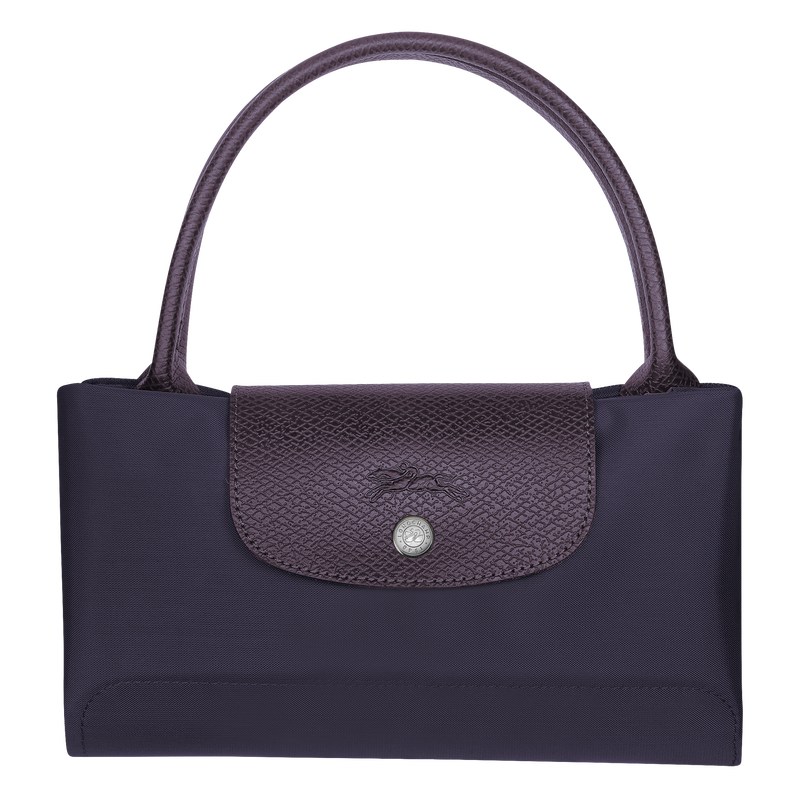 Longchamp Le Pliage Green M Handbag Bilberry | 8452ZXMNP